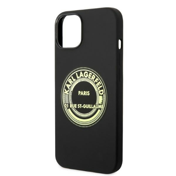 Etui til Apple iPhone 14 Plus, Karl Lagerfeld, Silicone RSG, Sort