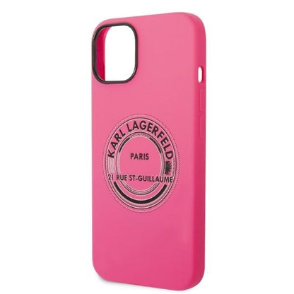 Etui til Apple iPhone 14 Plus, Karl Lagerfeld, Silicone RSG, Pink
