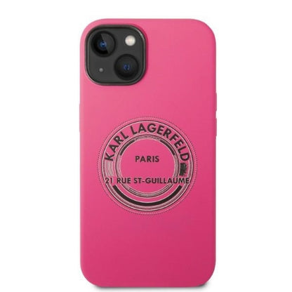 Etui til Apple iPhone 14 Plus, Karl Lagerfeld, Silicone RSG, Pink