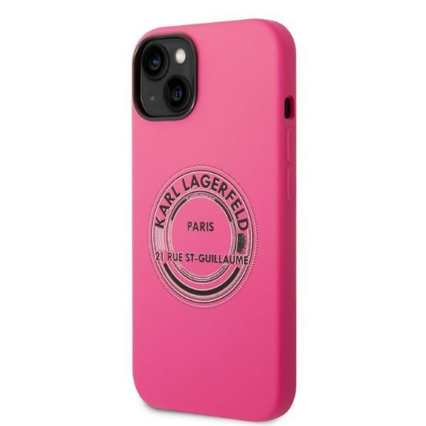 Etui til Apple iPhone 14 Plus, Karl Lagerfeld, Silicone RSG, Pink