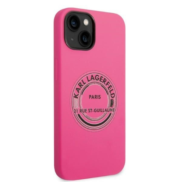 Etui til Apple iPhone 14 Plus, Karl Lagerfeld, Silicone RSG, Pink