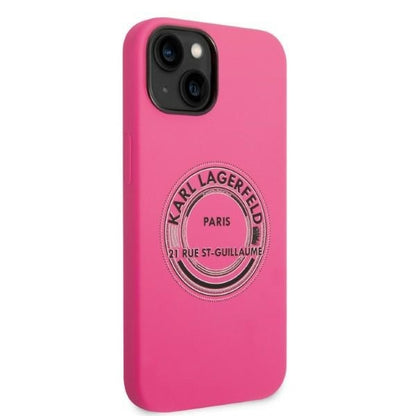Etui til Apple iPhone 14 Plus, Karl Lagerfeld, Silicone RSG, Pink