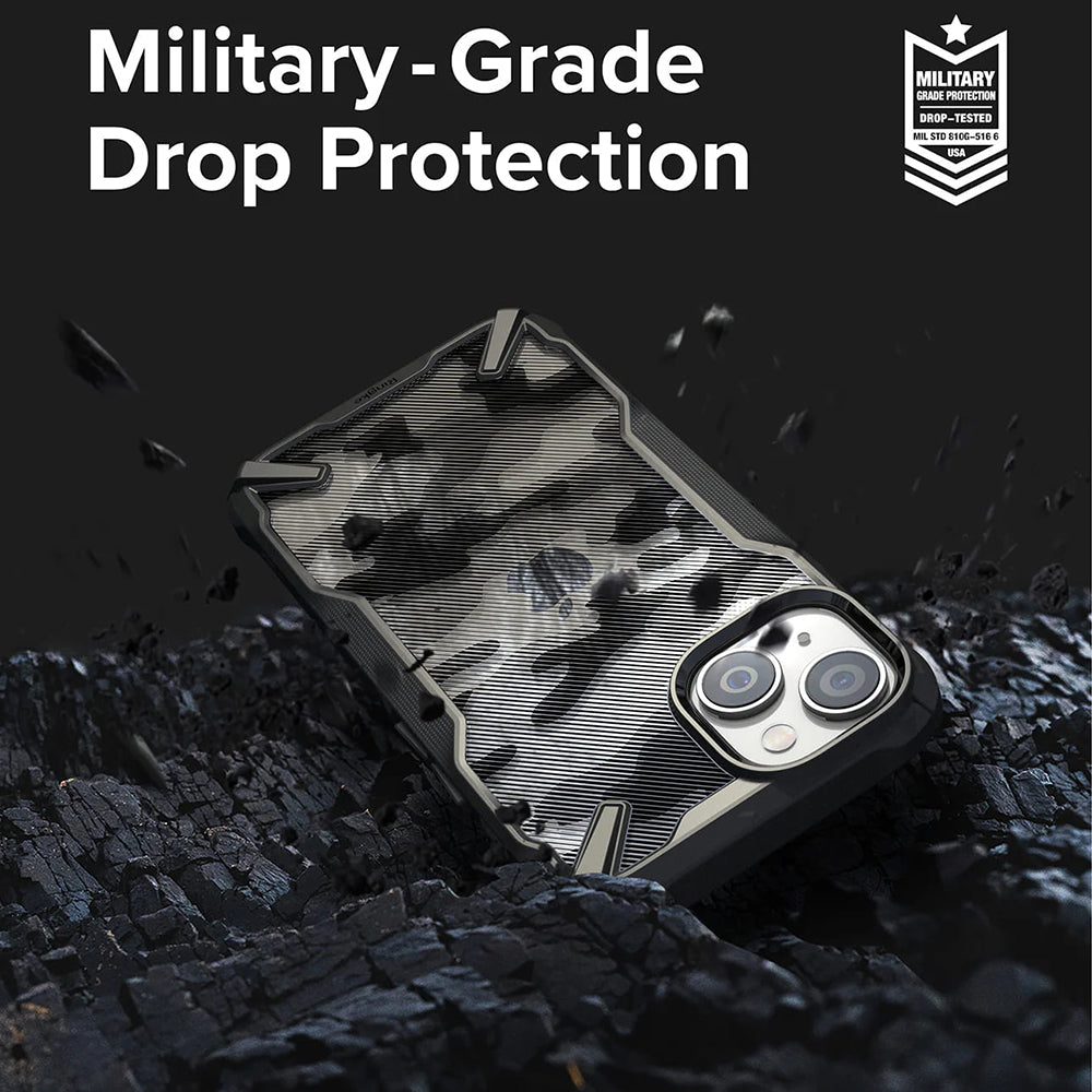 Case for Apple iPhone 14 Plus, Ringke, Fusion X Design, Camouflage