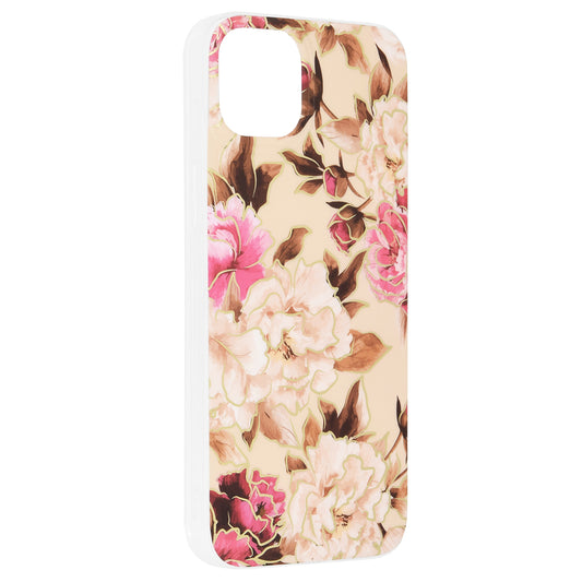 Cover til Apple iPhone 14 Plus, Techsuit, Marble, Beige