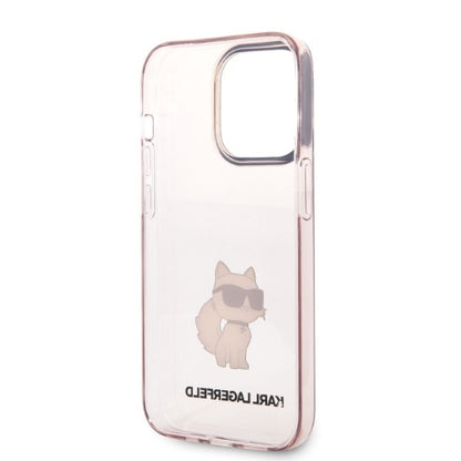 Etui til Apple iPhone 14 Pro, Karl Lagerfeld, Ikonik Choupette, Pink