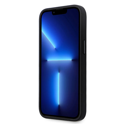 Etui til Apple iPhone 14 Pro, Karl Lagerfeld, Silicone Choupette Metal, Sort