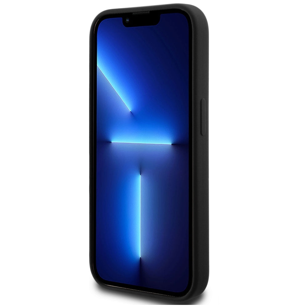 Etui til Apple iPhone 14 Pro, Karl Lagerfeld, Silicone Karl Script, Sort