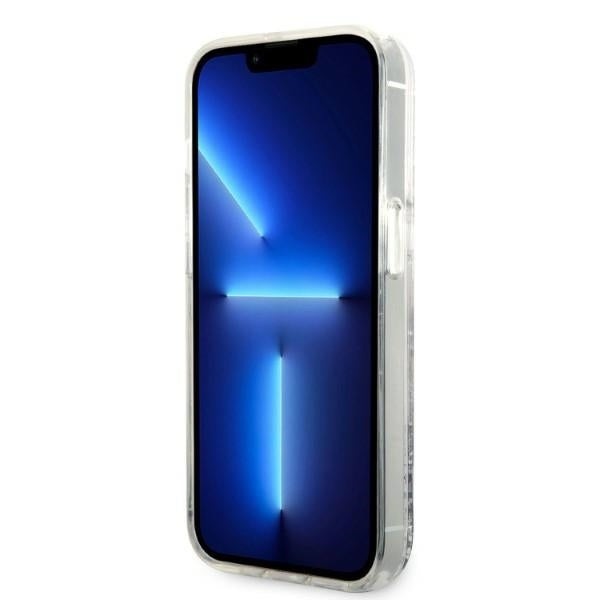 Etui til Apple iPhone 14 Pro Max, Karl Lagerfeld, Glitter Choupette's Head, Sølvfarvet