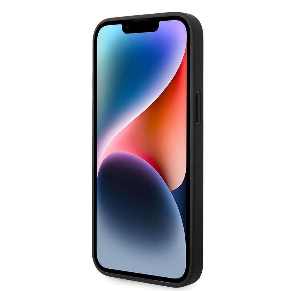 Etui til Apple iPhone 14 Pro Max, Karl Lagerfeld, Glitter Flakes Ikonik Karl, Sølvfarvet