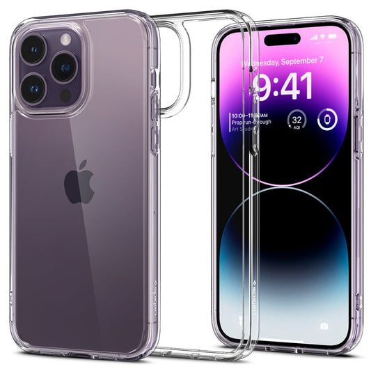 Etui til Apple iPhone 14 Pro Max, Spigen, Ultra Hybrid, Gennemsigtig ACS04816