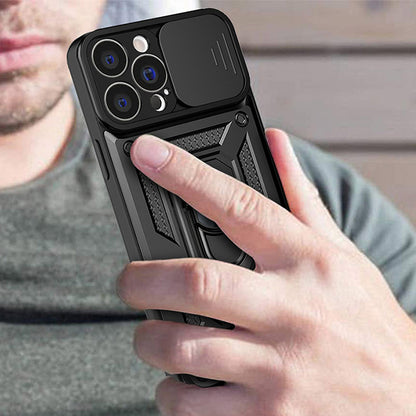 Cover til Apple iPhone 14 Pro Max, Techsuit, CamShield, Sort