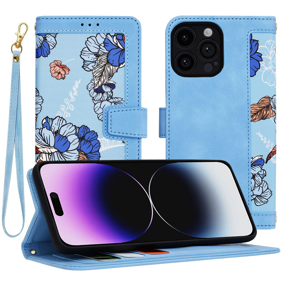 Cover til Apple iPhone 14 Pro Max, Techsuit, FlipCraft, Blå