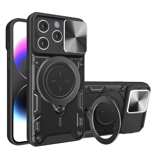 Cover til Apple iPhone 14 Pro, Techsuit, CamGuard Pro, Sort