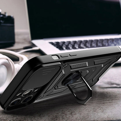 Cover til Apple iPhone 14 Pro, Techsuit, CamShield, Sort