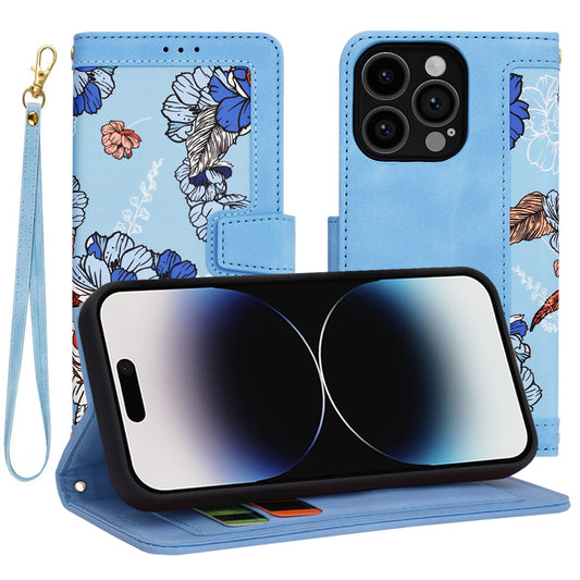 Cover til Apple iPhone 14 Pro, Techsuit, FlipCraft, Blå
