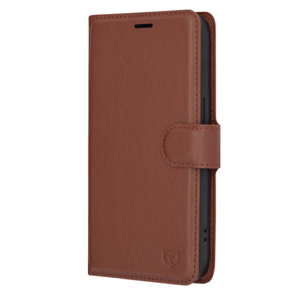 Cover til Apple iPhone 14 Pro, Techsuit, Leather Folio, Brun
