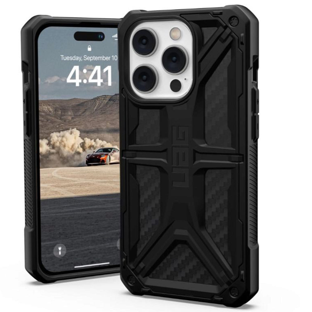 Cover til Apple iPhone 14 Pro, Urban Armor Gear, Monarch Carbon, Sort