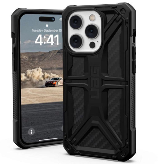 Cover til Apple iPhone 14 Pro, Urban Armor Gear, Monarch Carbon, Sort