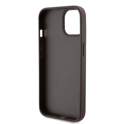 Etui til Apple iPhone 15, Guess, Crossbody 4G Metal Logo, Brun
