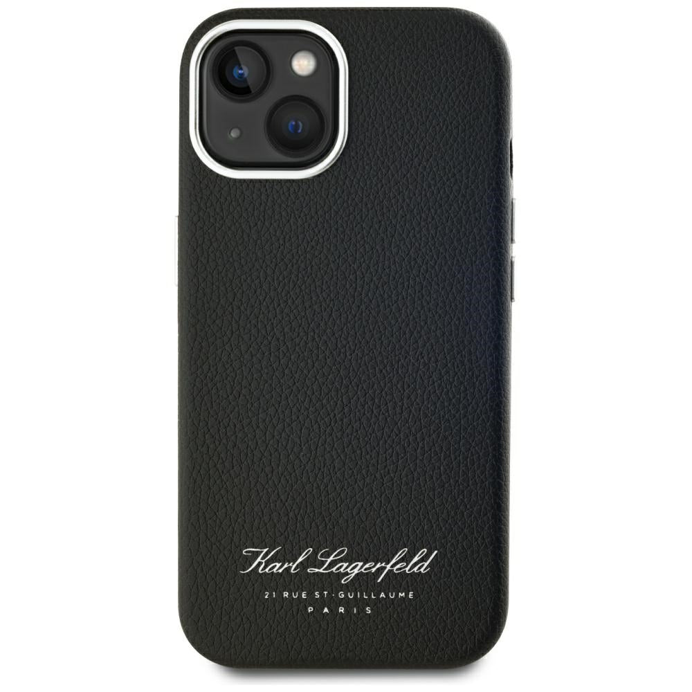 Etui til Apple iPhone 15, Karl Lagerfeld, RSG, Sort