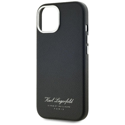 Etui til Apple iPhone 15, Karl Lagerfeld, RSG, Sort