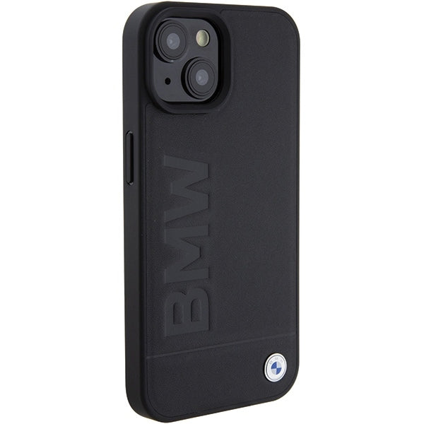 Cover til Apple iPhone 15 Plus, BMW, Natural Hot Stamp, Sort