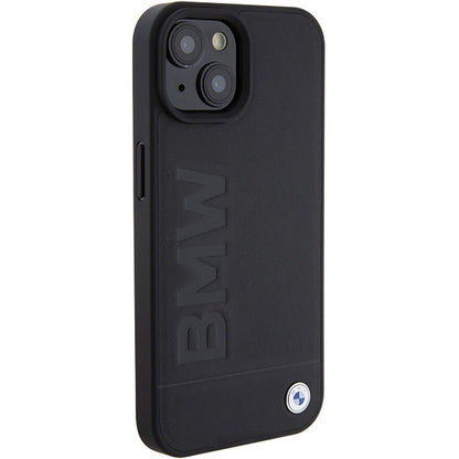 Cover til Apple iPhone 15 Plus, BMW, Natural Hot Stamp, Sort