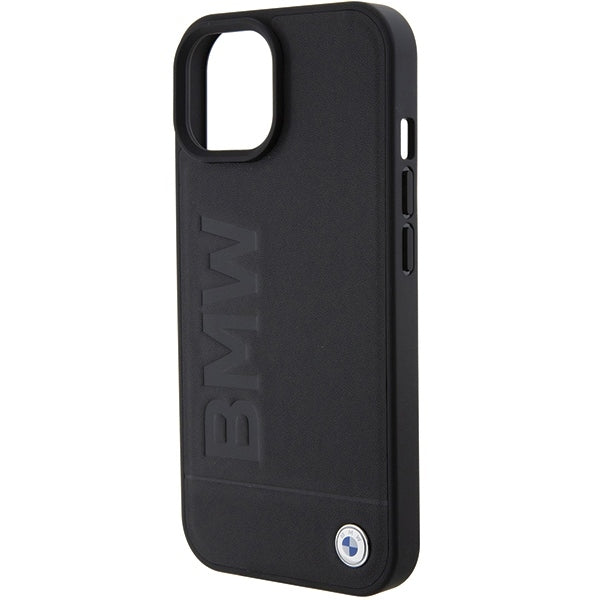 Cover til Apple iPhone 15 Plus, BMW, Natural Hot Stamp, Sort