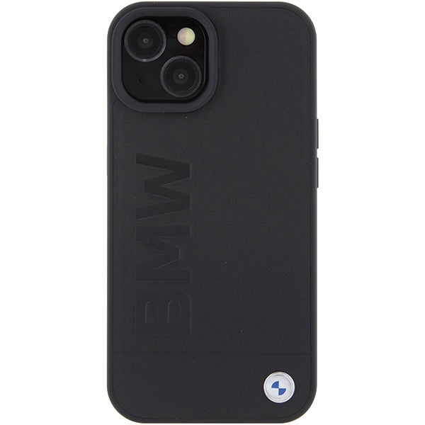 Cover til Apple iPhone 15 Plus, BMW, Natural Hot Stamp, Sort