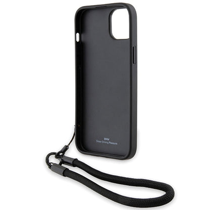 Cover til Apple iPhone 15 Plus, BMW, Signature Wordmark Cord, Sort