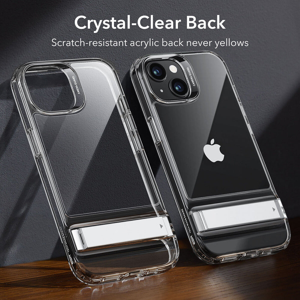 Etui til Apple iPhone 15 Plus, ESR, Air Shield Boost Kickstand, Gennemsigtig