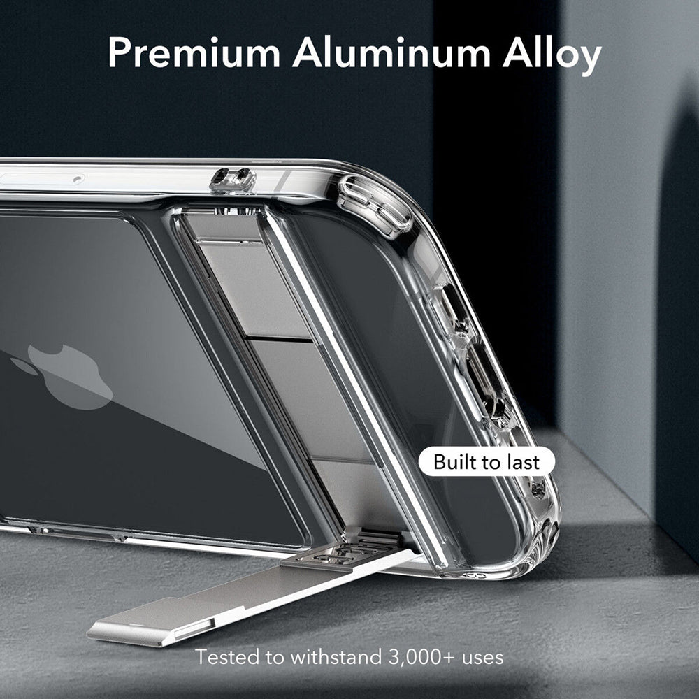 Etui til Apple iPhone 15 Plus, ESR, Air Shield Boost Kickstand, Gennemsigtig
