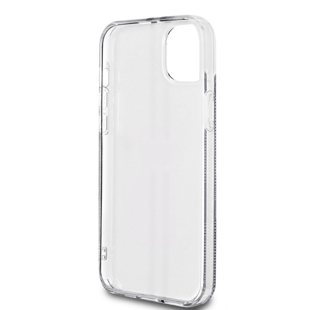 Etui til Apple iPhone 15 Plus, Guess, IML 4G Gold Stripe, Sort