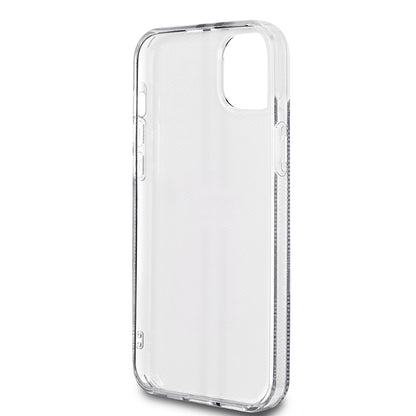 Etui til Apple iPhone 15 Plus, Guess, IML 4G Gold Stripe, Sort