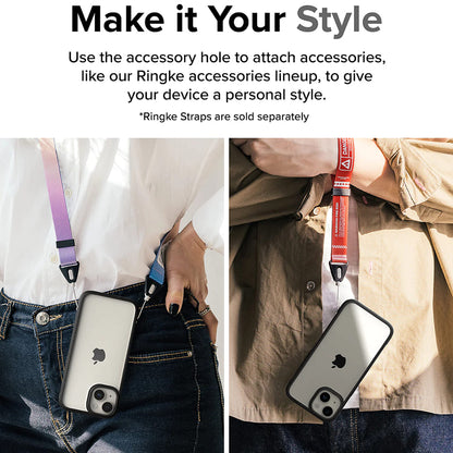 Cover til Apple iPhone 15 Plus, Ringke, Fusion Bold, Sort
