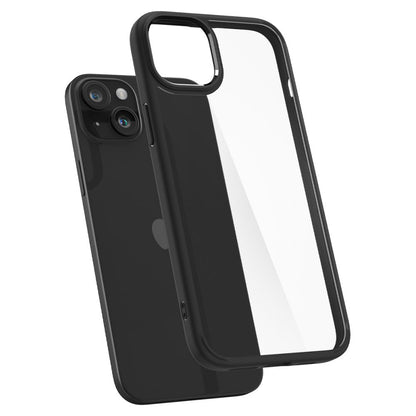 Etui til Apple iPhone 15 Plus, Spigen, Ultra Hybrid, Mat Sort