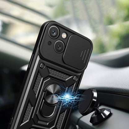 Cover til Apple iPhone 15 Plus, Techsuit, CamShield, Grøn