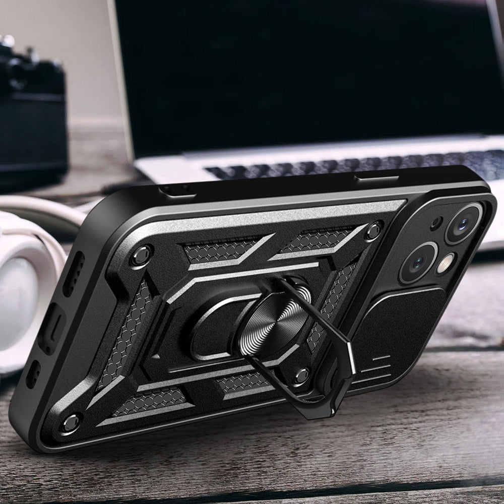 Cover til Apple iPhone 15 Plus, Techsuit, CamShield, Grøn