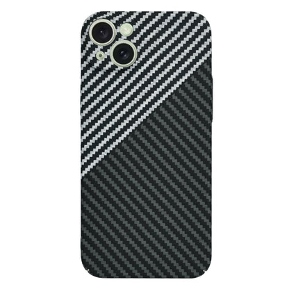 Cover til Apple iPhone 15 Plus, Techsuit, Carbonite FiberShell, Sort Grå