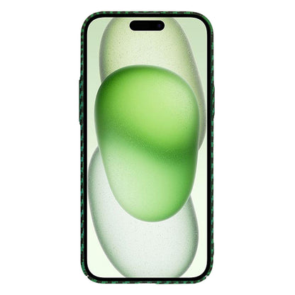 Cover til Apple iPhone 15 Plus, Techsuit, Carbonite FiberShell, Grøn