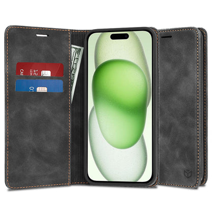 Cover til Apple iPhone 15 Plus, Techsuit, Confy, Sort
