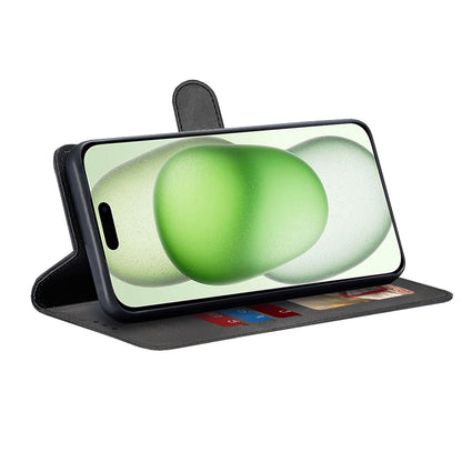Cover til Apple iPhone 15 Plus, Techsuit, Diary Book, Sort