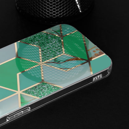 Cover til Apple iPhone 15 Plus, Techsuit, Marble, Grøn