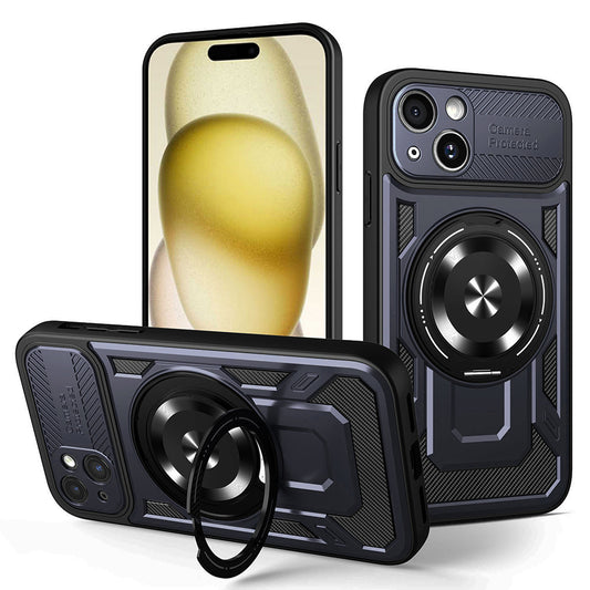 Cover til Apple iPhone 15 Plus, Techsuit, RuggedCam, Blå