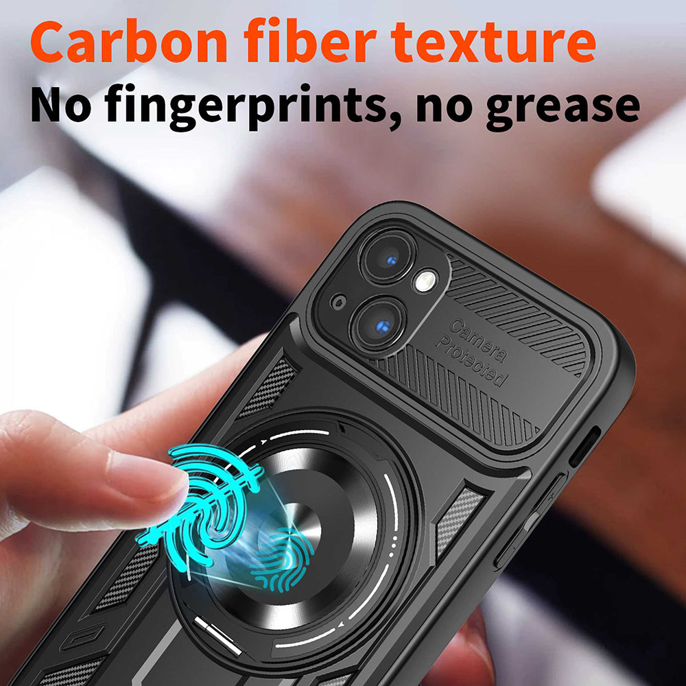 Cover til Apple iPhone 15 Plus, Techsuit, RuggedCam, Blå
