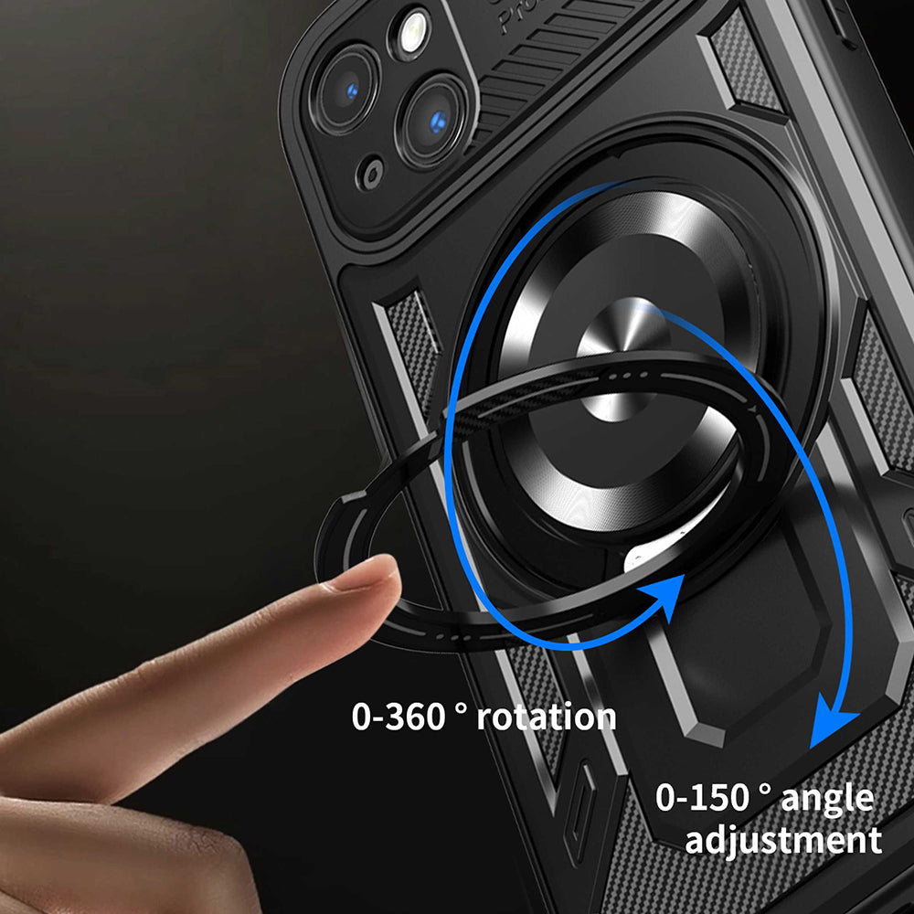 Cover til Apple iPhone 15 Plus, Techsuit, RuggedCam, Blå