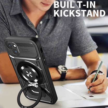 Cover til Apple iPhone 15 Plus, Techsuit, RuggedCam, Grå