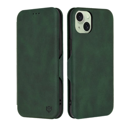 Cover til Apple iPhone 15 Plus, Techsuit, Safe Wallet Plus, Grøn