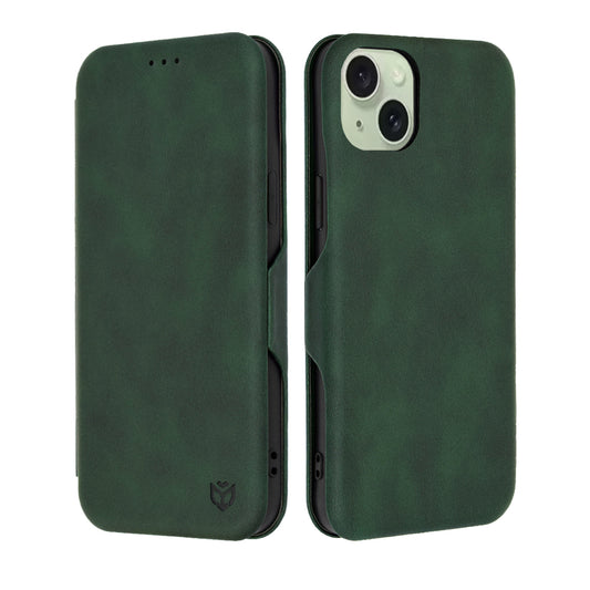 Cover til Apple iPhone 15 Plus, Techsuit, Safe Wallet Plus, Grøn