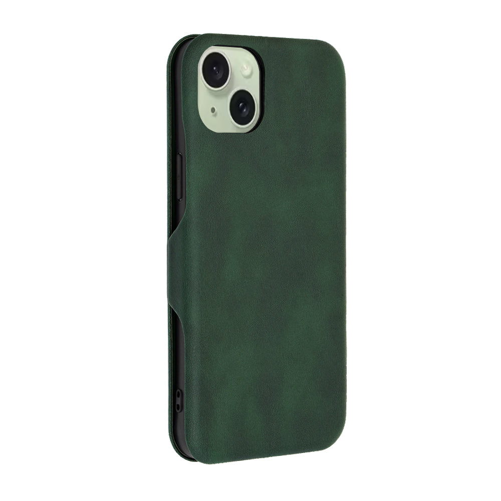 Cover til Apple iPhone 15 Plus, Techsuit, Safe Wallet Plus, Grøn